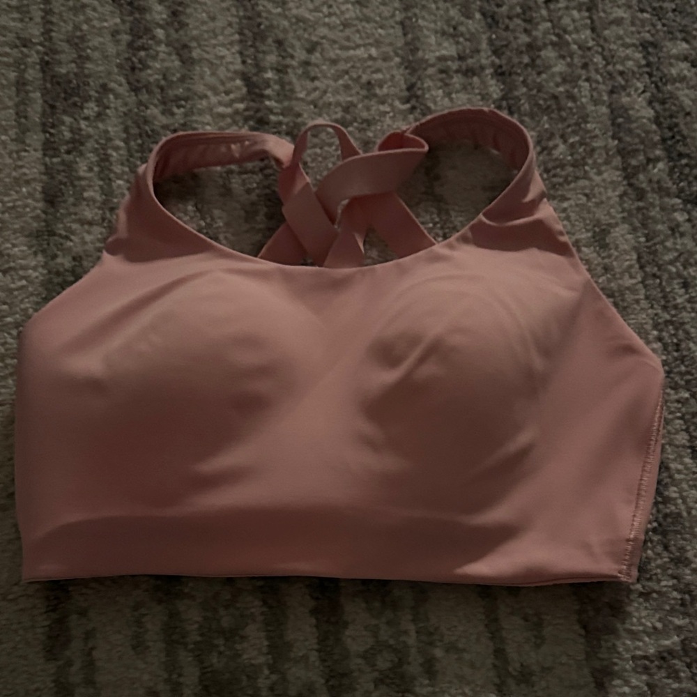 Lululemon Athletica Blush Crisscross Sports Bra